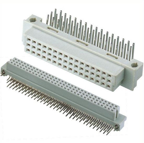1x16pin 2x16pin 3x16pin 90 Degree Idc Female European Connector With Flange Din 41612 Type Connector Socket Connectors