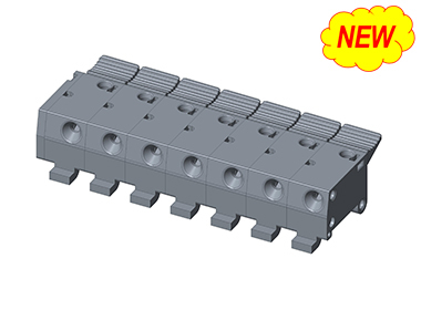 WQ15 FW15 5.0mm Pitch 300V 10A PCB Spring Terminal Block