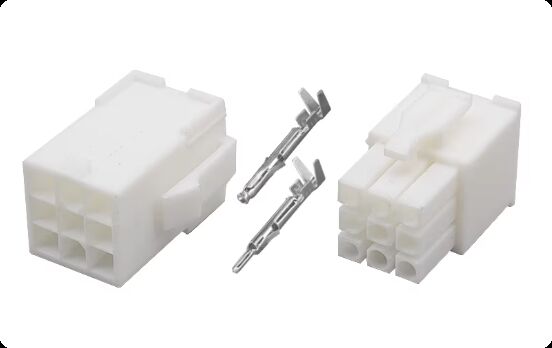 Moog ITT 9-Pin Servo Motor Connector with 1000V Voltage Rating, Crimp/Solder Termination, and Silver/Gold Contact Plating