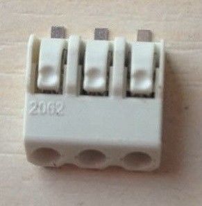 2062 Led Light Connectors -3P Screwless Fast Connection Heavy Duty Connector