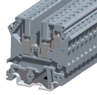 SKJ-4/1-2 Feed - Through Din Rail Terminal Blocks Waterproof Insulating