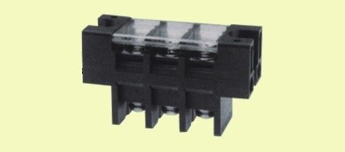 Barrier terminal block 47S-16.0mm 1-15P 600V 65A barrier terminal block connector black pbt