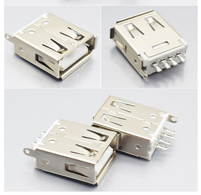 4P Mini Micro USB Connector White Plastic Insert Usb Type Connector