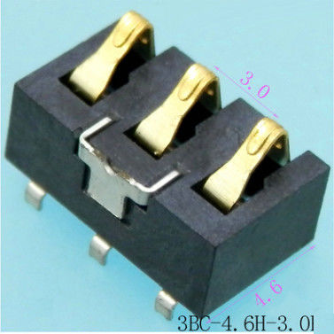 BC Battery Connector 3P Micro Usb Pcb Connector Metal Gold Color With White Black House