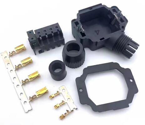 6FX2003 Servo Motor Connector with 6-core H-type and Metal/Plastic Construction for Industrial Automation