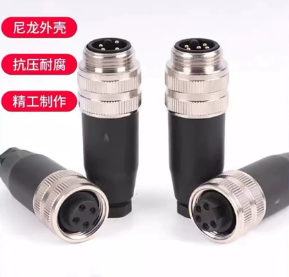 7/8 Aviation Plug Connector 3pin 4pin 5pin M22 Servo Motor Connector with 1000V Voltage Rating and Metal/Plastic Construction