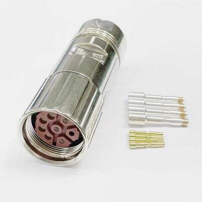 Servo motor M23 connector 6FX2003-0LU00 encoder 6-pin aviation plug threaded type