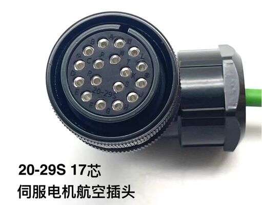 Inovance 6FX2003 Servo Motor Connector with 17 Pins and 1000V Voltage Rating for Industrial Automation