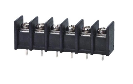 8.25 Pitch Plastic Barrier Terminal Block 2 - 12P PA66 Pass UL VDE UL94V-0