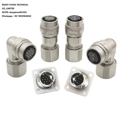 CM10-AP10 Zinc Alloy Elbow Straight Angle Servo Motor Connector Giet Round Circle Connector 2 10pin Pin Aviation Plug