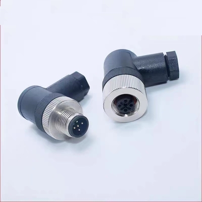 M8 Aviation Straight Overmolded Plug IP67 Waterproof Connector 3P 4Pin 5pole 6 / 8core