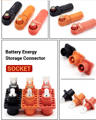 120A 250A Energy Storage Plug Connector With Plastic Insulation Plug Type