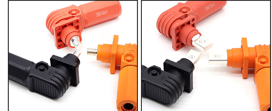 120A 250A Energy Storage Plug Connector With Plastic Insulation Plug Type