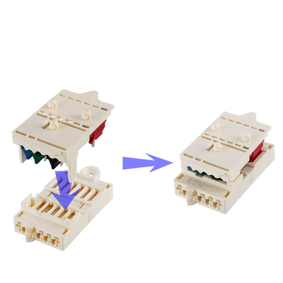 LBK-11 11 Poles Plastic LED Light Connectors In White 400V 16A