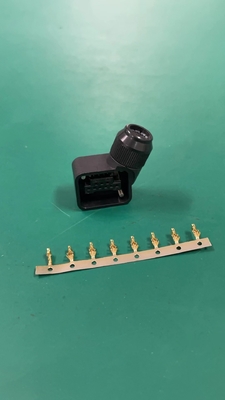 Industrial Automation Fast Connector 9PIN Servo Motor Crimp / Solder Metal / Plastic Connectors