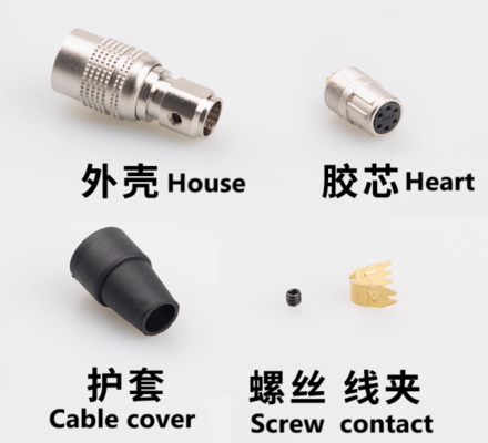 HRS Servo Motor Connector 1000V Crimp/Solder for Industrial Automation