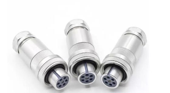 7-Pin 4-Pin Waterproof Servo Motor Connector Moog Rexroth ITT Aoto Compatible for Industrial Automation