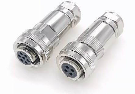 7-Pin 4-Pin Waterproof Servo Motor Connector Moog Rexroth ITT Aoto Compatible for Industrial Automation