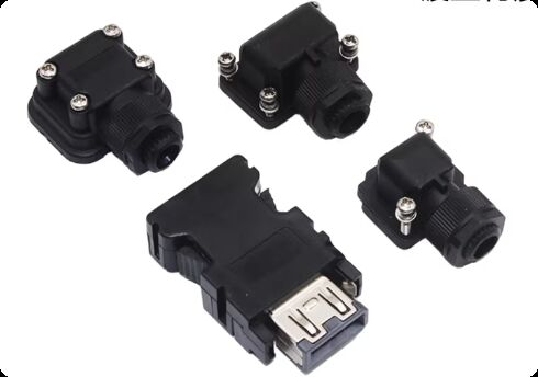Domestic connector  Mitsubishi servo driver encoder motor power cable plug SM-10P Mitsubishi 2/4/9P connector