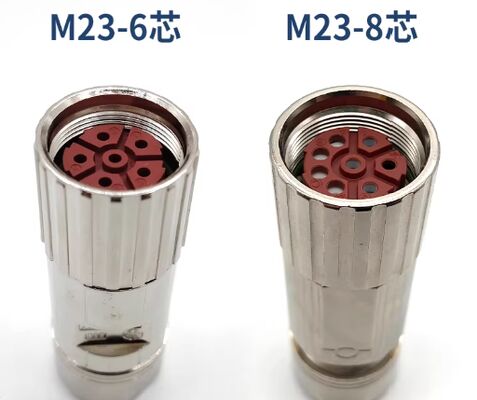 Domestic M23 connector compatible with Siemens S120 servo motor power supply cable 6-core 8-core connector 0LU00