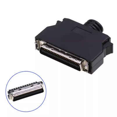 Latch-Type Servo Motor Connector Moog ITT SCSI MDR for Industrial Automation
