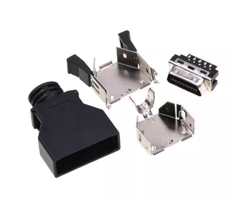 Latch-Type Servo Motor Connector Moog ITT SCSI MDR for Industrial Automation