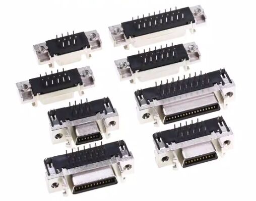 50PIN SCSI Connector for Servo Motors with 1000V Voltage Rating and Moog Gender Design