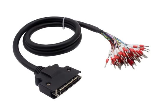 Mitsubishi MR-J4JEJ3 Servo Motor Connector with SCSI 50-pin MR-J3CN1 Plug Featuring Silver Pin Golded Pin and Panel Mount/Cable Mount Options for 1000V Applications