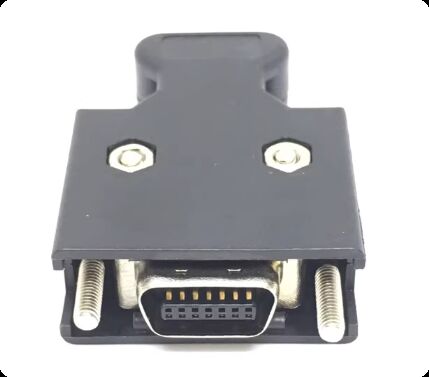 Siemens V80 V90 Servo Motor Connector 14-Pin with 1000V Voltage Rating for Industrial Automation and Silver Gold Plated Contacts