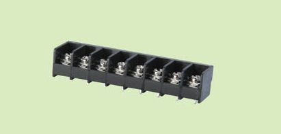 Electrical Black Barrier Terminal Blocks With Removable Clear Plastic Insulating Cover