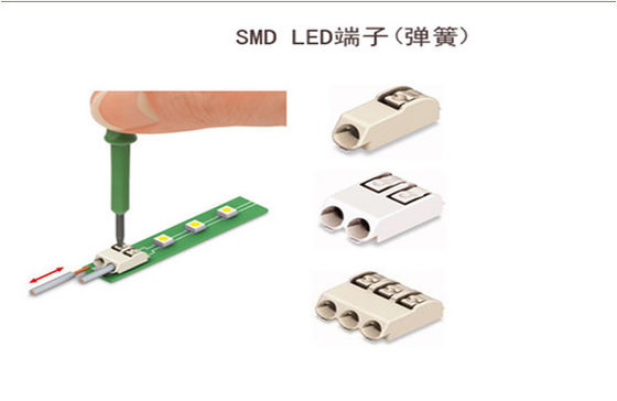 SMD Terminal Blocks 2059 Blocks Led Light Connectors For Single Color Strip Light