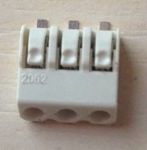 2062 Led Light Connectors -1P 2P 3P Screwless Fast Connection Heavy led Connector