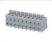 Compact Design Panel Mount Pluggable Terminal Block Brass And Tin Coated