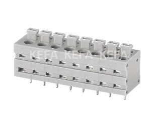 Compact Design Panel Mount Pluggable Terminal Block Brass And Tin Coated