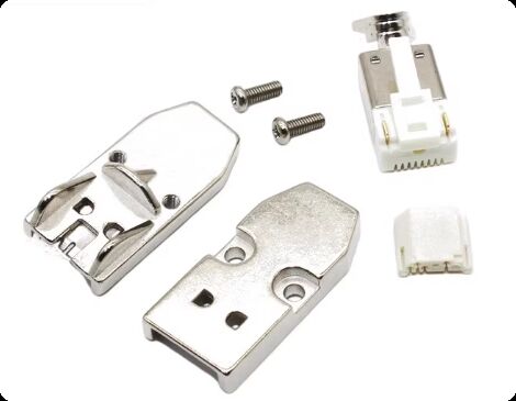 1000V Voltage Rating Servo Motor Connector with Omrons Domestic Contacts and 10PIN Insulation Resistance