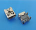 5pf 4pin Long Pin Micro USB Connector High Temperature Fast Transfer For Computer Machine