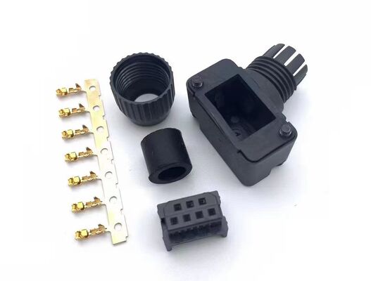 6FX2003 Servo Motor Connector with 6-core H-type and Metal/Plastic Construction for Industrial Automation
