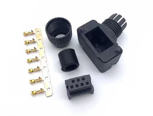6FX2003 Servo Motor Connector with 6-core H-type and Metal/Plastic Construction for Industrial Automation