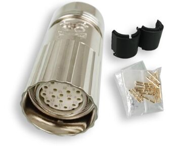 6FX2003 Servo Motor  Rating and Silver Gold Plated Pins for Panel or Cable Connector M23 4PIN 6PIN 8PIN