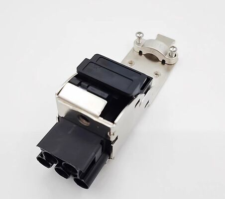 Servo Motor Power Connector Compatible with S120 Drive Module Plug 6SL3162-2MA00-0AA0 Featuring Silver Pin Golded Pin for Industrial Automation