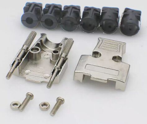 DB9 Metal Shell RS232/485 Serial Port Plug 9-Pin D-SUB9 Connector Nine-Pin Male and Female