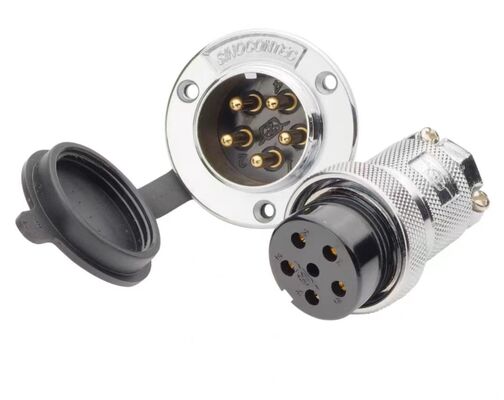 Aviation plug and socket 30M - 2-core, 3-core, 4-core, 5-core, 6-core, 7-core, 8-core 10AE connector opening 30mm