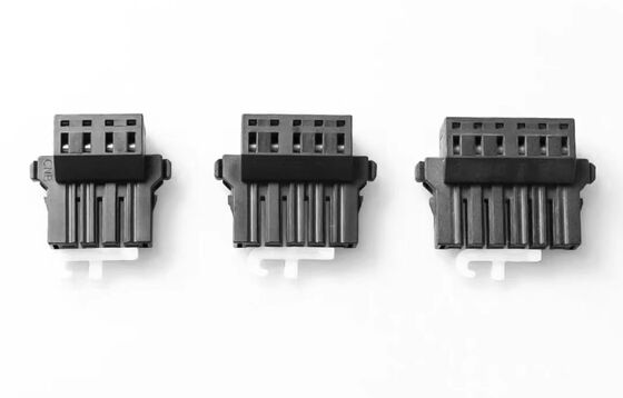 A4 A5 A6 Servo Motor Connector with 1000V Voltage Rating and Silver/Gold Plated Pins in 4PIN-17PIN Configurations