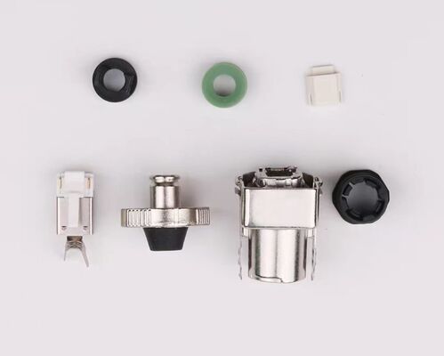 Compatible RJ45 Crystal Head 4/2 Zinc Alloy Large Head Coded Connector 6FX5002-0DM67 IP67