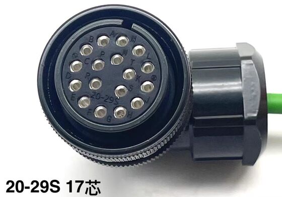 Inovance 6FX2003 Servo Motor Connector with 17 Pins and 1000V Voltage Rating for Industrial Automation