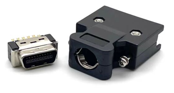 1000V Voltage Rating Servo Motor Connector with -40℃ To +105℃ Operating Temperature for Panel or Cable Mount