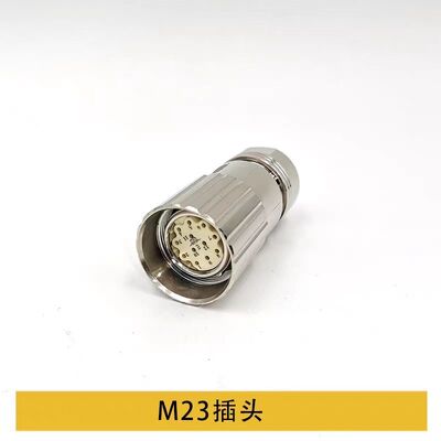 9M23 Heavy-Duty Servo Motor Connector Aviation Plug with 1000V Voltage Rating and Male/Female Square Base