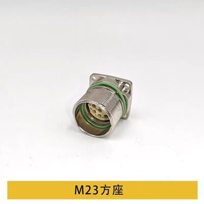 9M23 Heavy-Duty Servo Motor Connector Aviation Plug with 1000V Voltage Rating and Male/Female Square Base