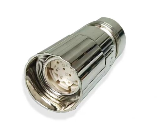 M23 12-pin Servo Motor Connector 1000V Aviation Plug Panel Mount for V90 Series 6FX2003