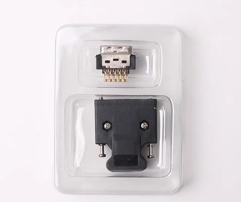 SCSI Connector SM-14P/20/26/36P/50P Full Metal Box 1000V Voltage Rating Compatible with Mitsubishi/Yaskawa Servo